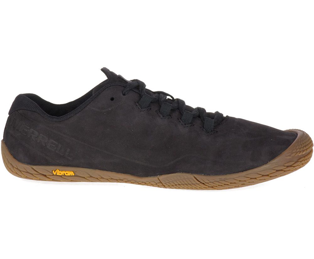 Tenis Senhora - Merrell Vapor Glove 3 Luna Couro - Pretas - OLU357296